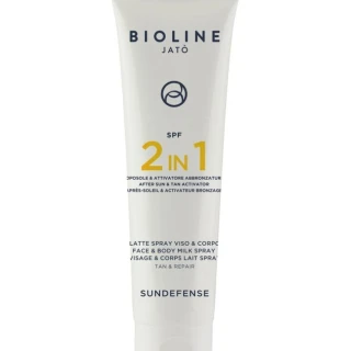 Солнцезащитный крем SUNDEFENSE 2in1 After Sun & Tan Activator Face & Body Milk